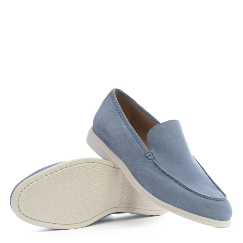 Premium Suede Leather Beige Loafer For Men