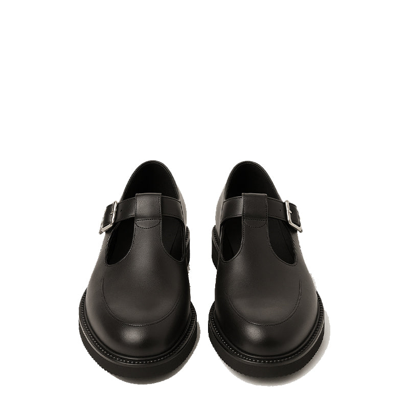 Men s Leather T bar Dress Shoe