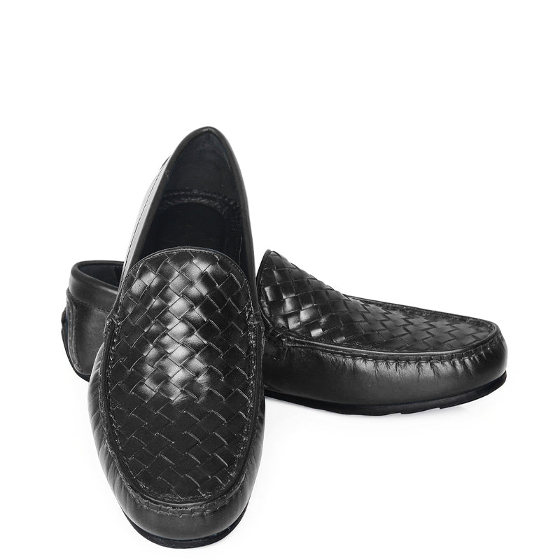 Men Solid Casual Leather Loafers