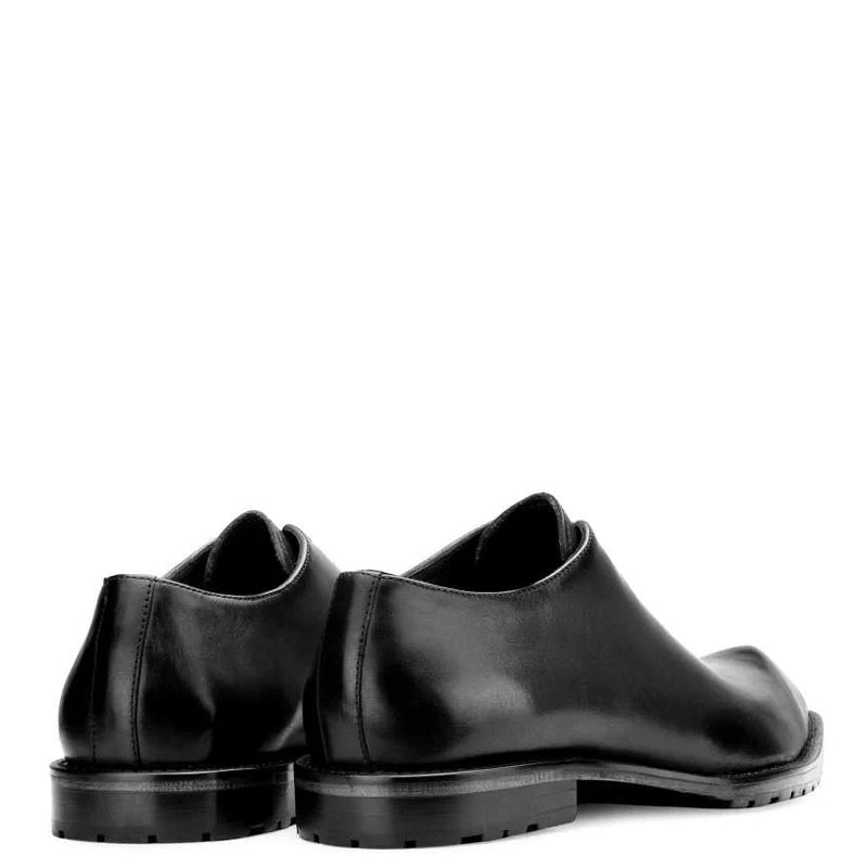 Men Classic Royale Snip Toe Leather Oxford Shoe Brown