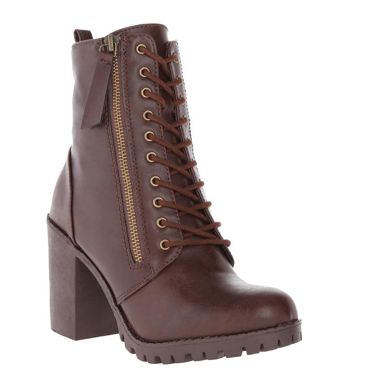 Urban Lace-Up Ankle Boots