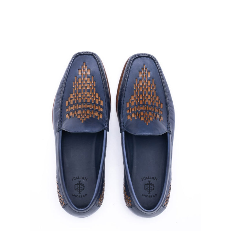 Men Slip-On Leather Tassel Loafers