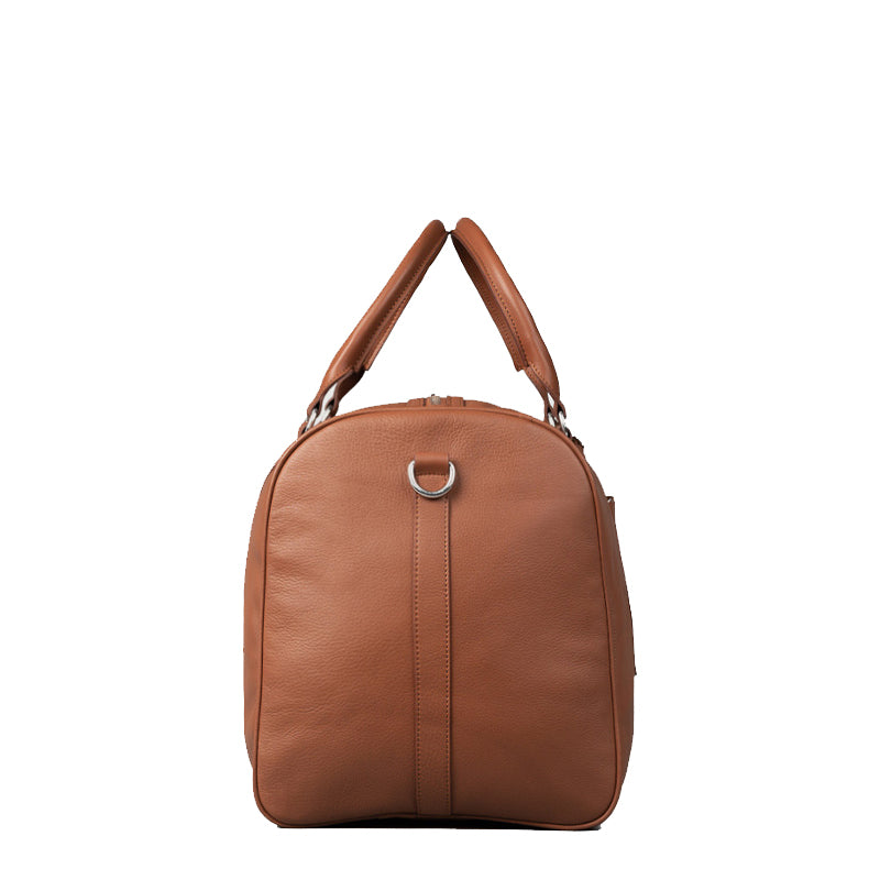 Darrio Brown Leather Duffle Bag