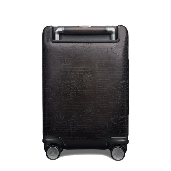 Luxury Eel Leather Trolley Case