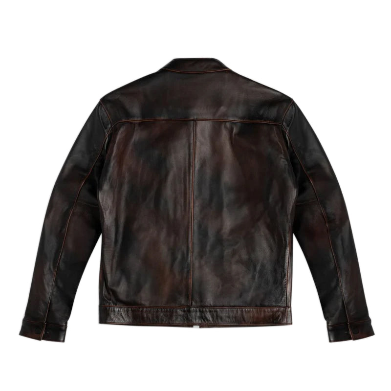 Pelle Scamosciata Jacket Black Coffee