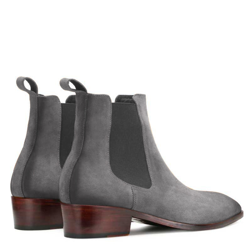 Suede Leather Chelsea Boots