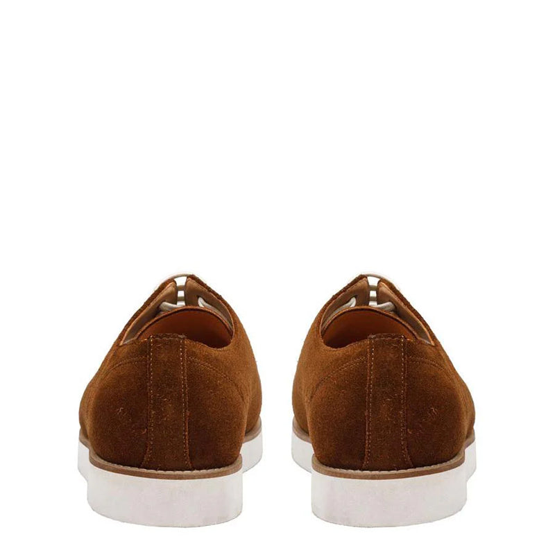 Classic Suede Lace Up Dark Brown Sneaker