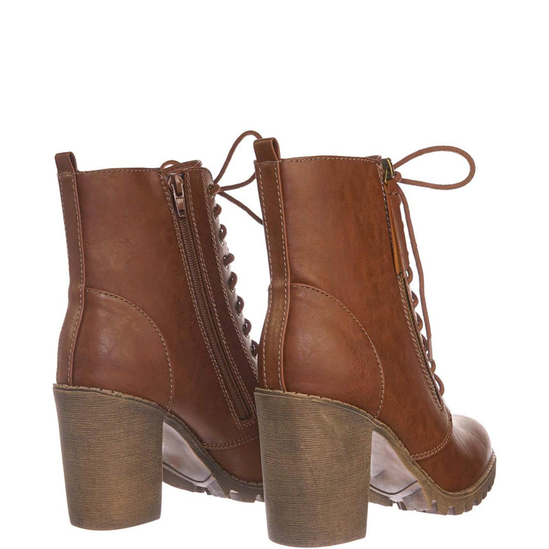 Urban Lace-Up Ankle Boots