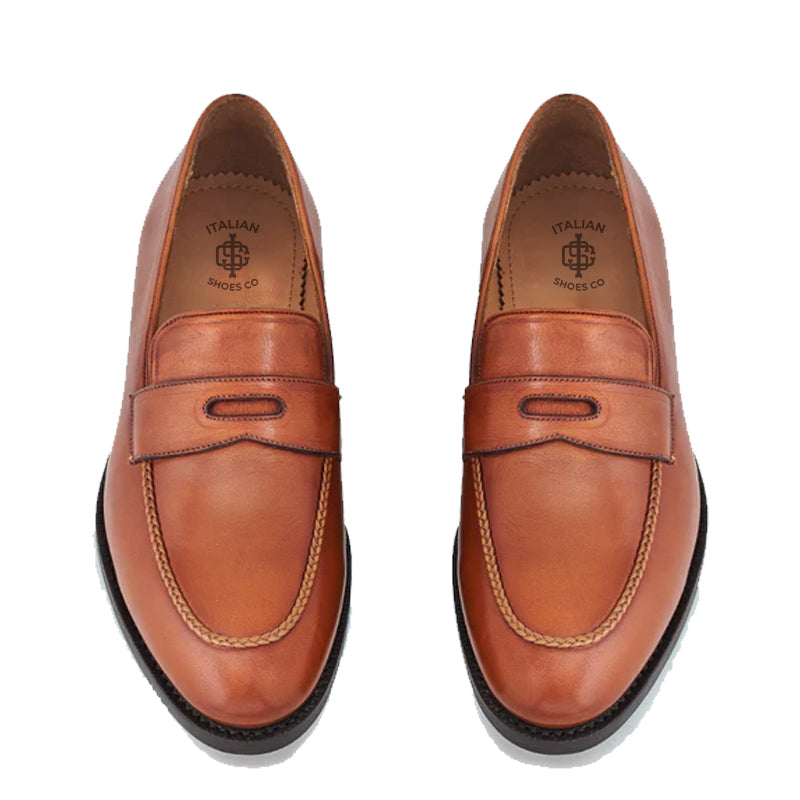 Classic Design Tan Slip on Loafer