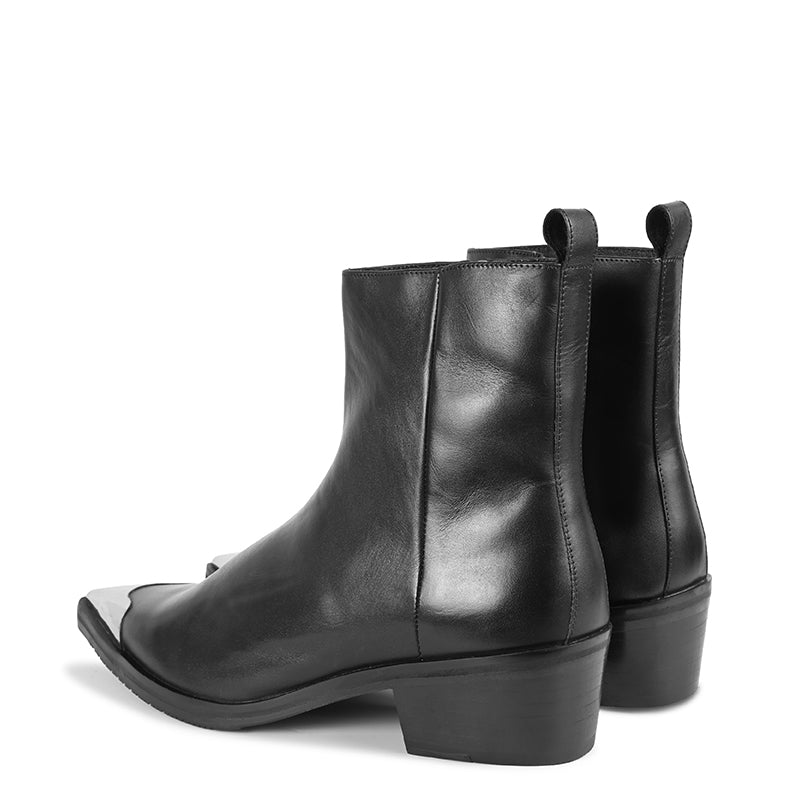 Luxury Premium Metal-Toe Leather Boot For Men