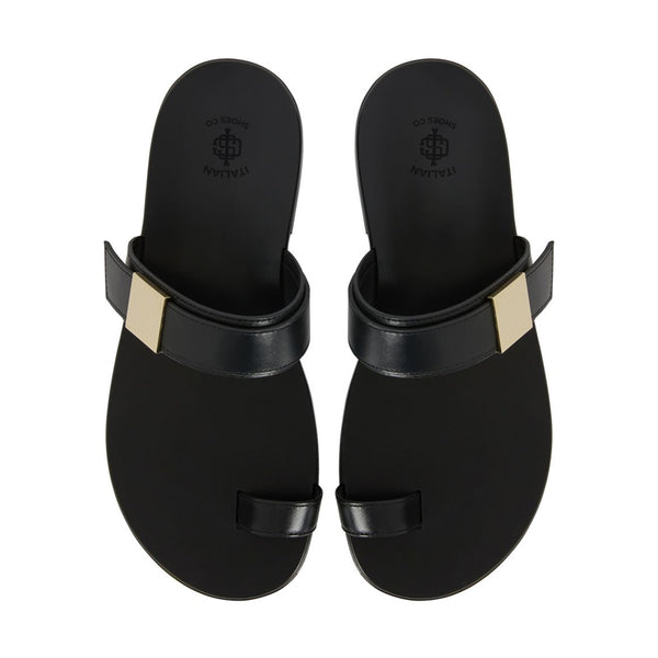 Open Toe Double Strap Leather Stylish Sandal