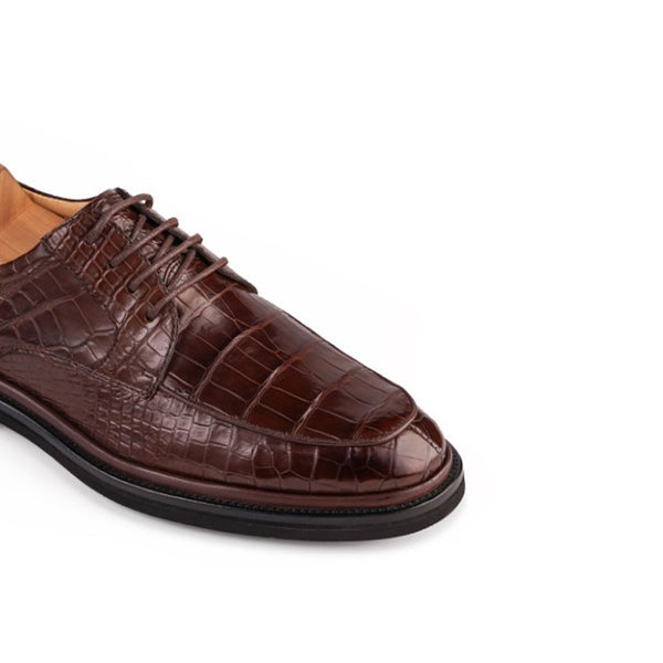 Premium Leather Textured Derby Shoe