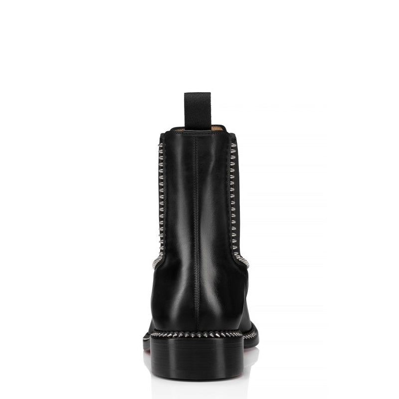 Studded Leather Chelsea Boots For Men