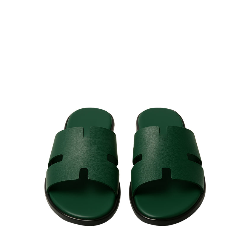 Haven Crimson Glide H Style Leather Slipper