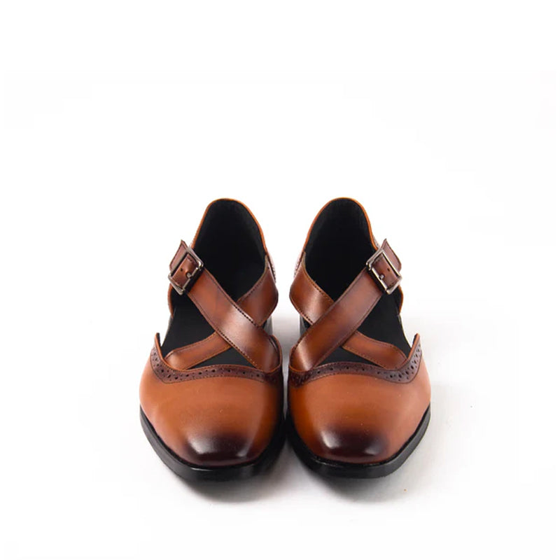 Classic Patent Shiny Leather Peshawari Sandal