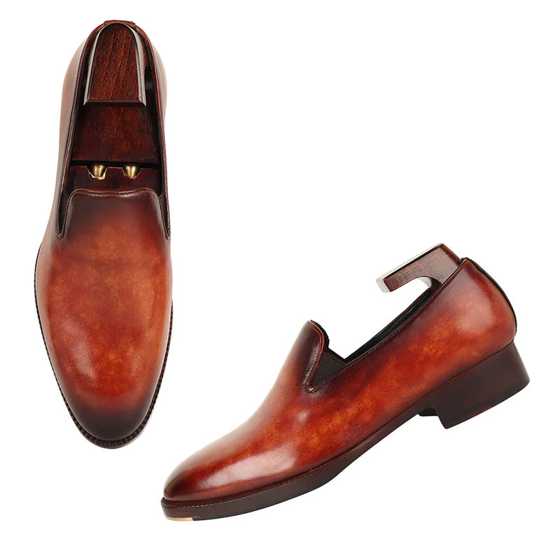 Patina Classic Leather Loafers