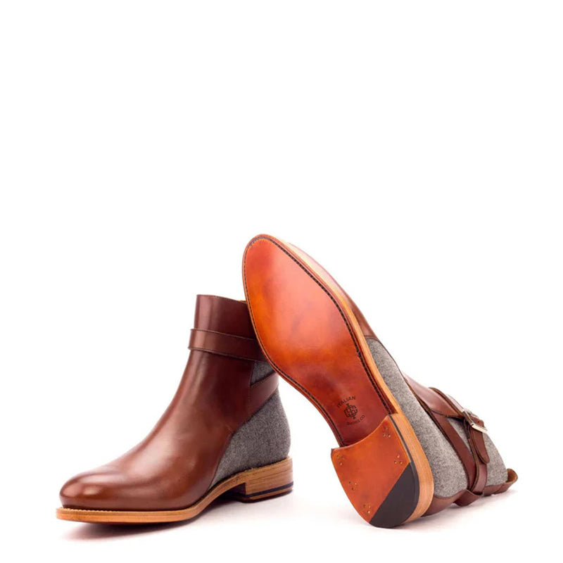 Men Handmade Custom Leather Jodhpur Boot
