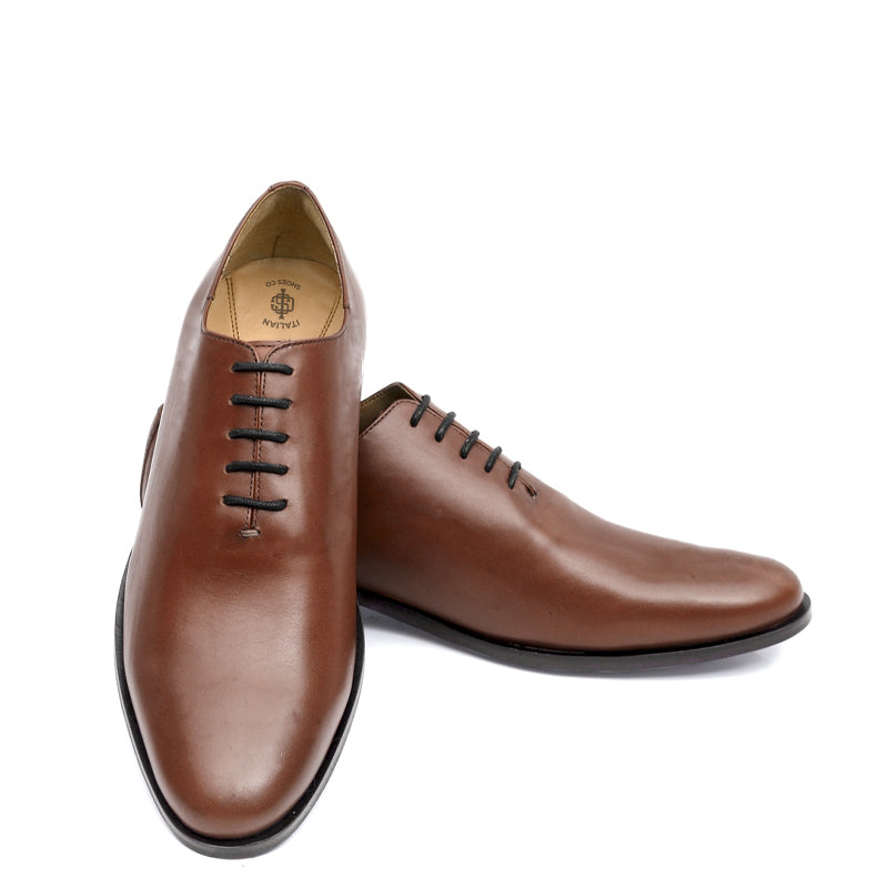 Classic Plain Wholecut Leather Oxford Shoe