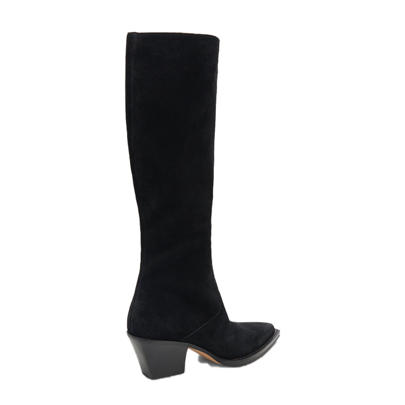 Women Knee High Boots With Side Zipper