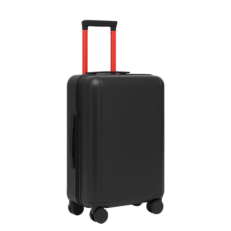 Luxury Wide Black Trolley Luggage Bag