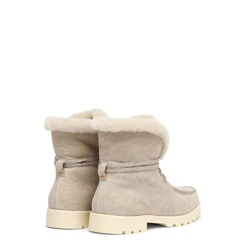 Women Suede Ankle Boots With Fur