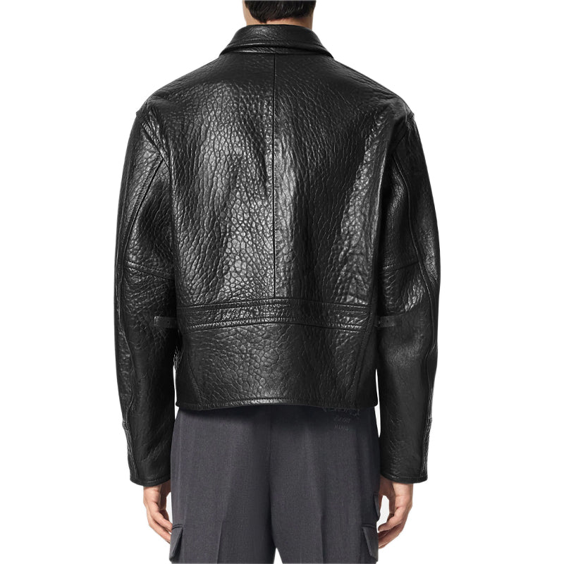 Insignia Bound Leather Jacket