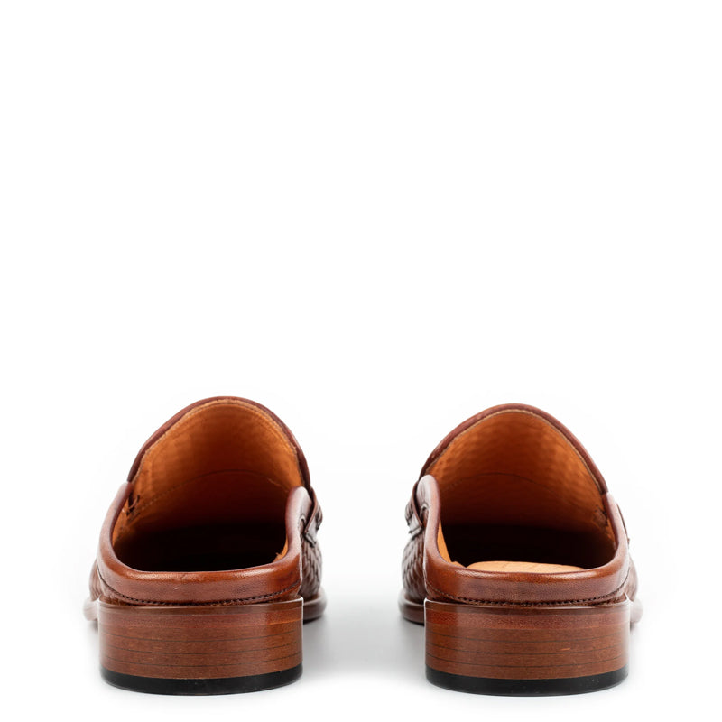Men Handmade Solid Leather Mule