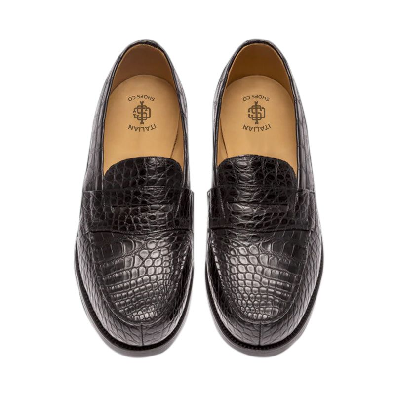 Alligator Leather 180 Loafers For Men