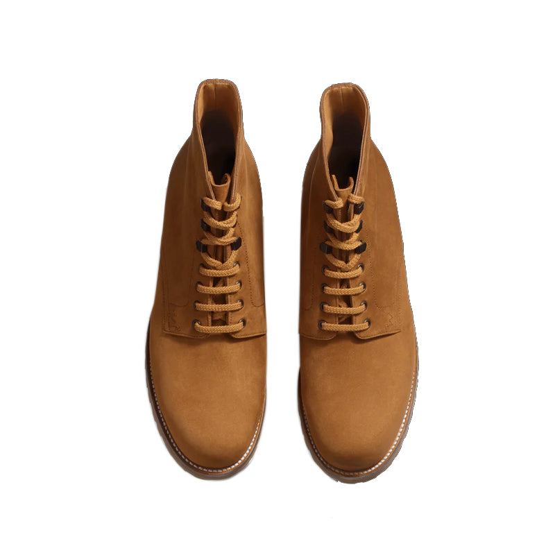 Worker Suede Lace-Up Boots For Men