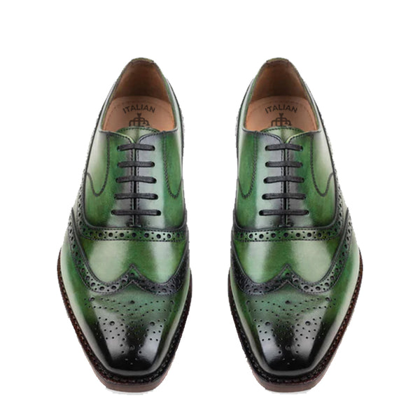 Kinsale Emerald Lace Up Leather Oxford Shoes
