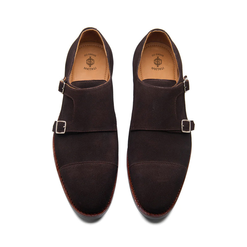 Trendy Double Strap Leather Shoe