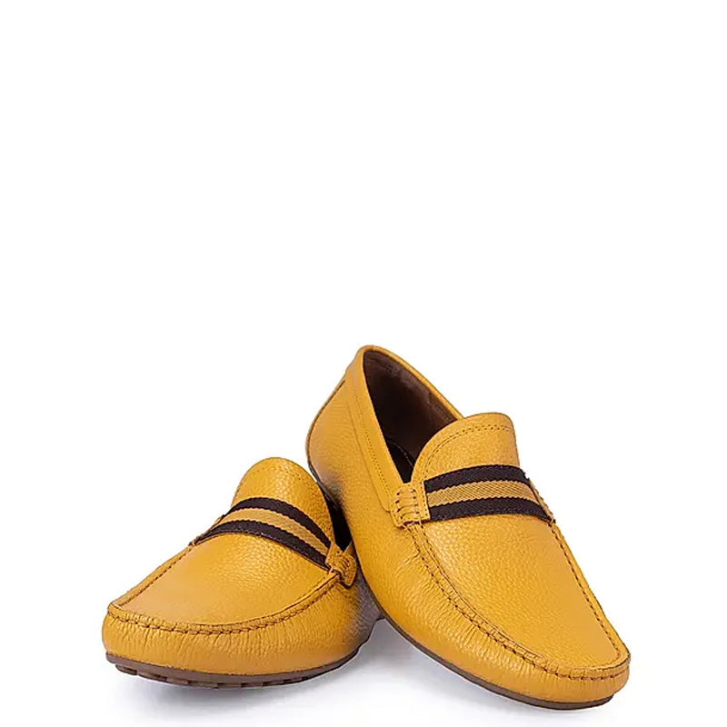 Premium Handmade Leather Moccasins Formal Grey Loafer