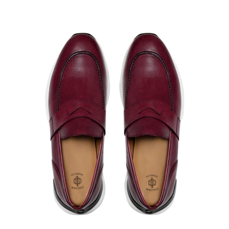 Brown Leather Men's Loafers