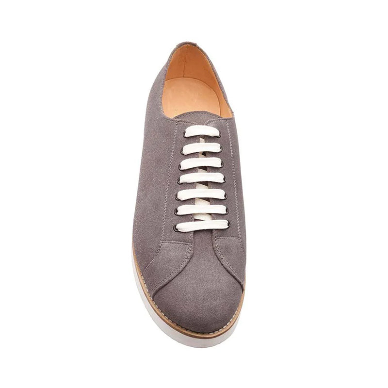 Classic Suede Lace Up Dark Brown Sneaker