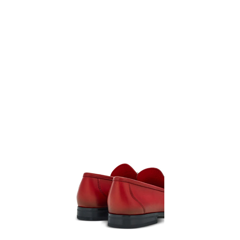 Red Foster Suede Loafer for Men