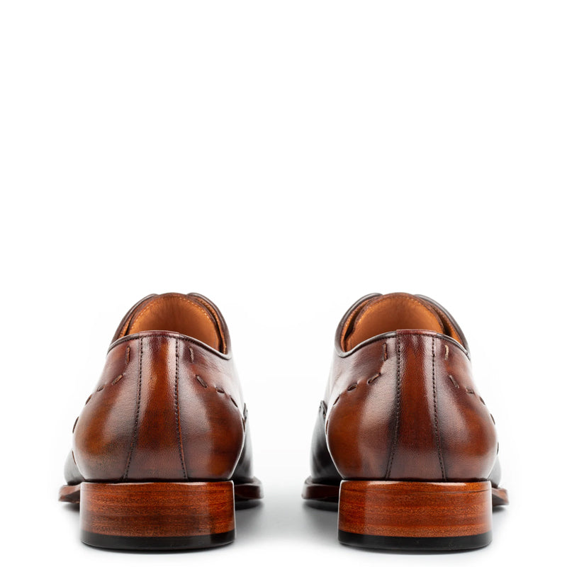 Polished Leather Handmade Oxford Shoe