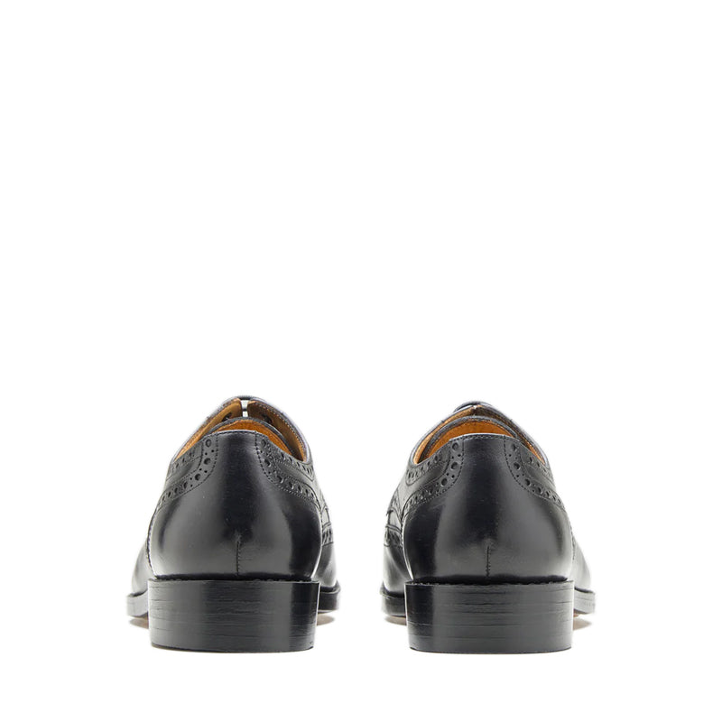 Men Wingtip Leather Formal Derby Shoe