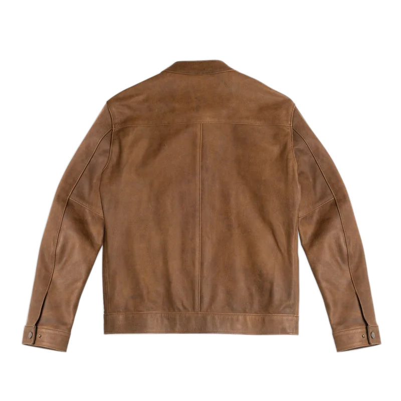 Pelle Scamosciata Jacket Walnut