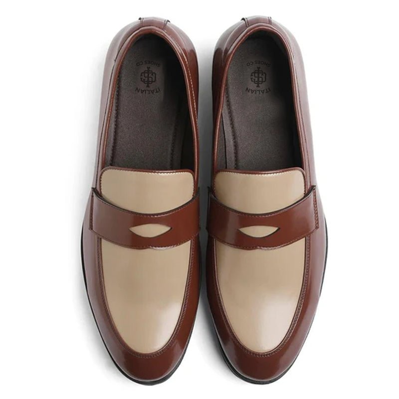 Penny Slip On Handmade Leather Loafers