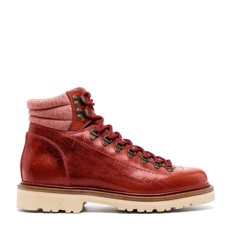 Padded Ankle Lace-Up boots