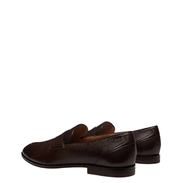 Classic Penny Loafer with Textured Leather