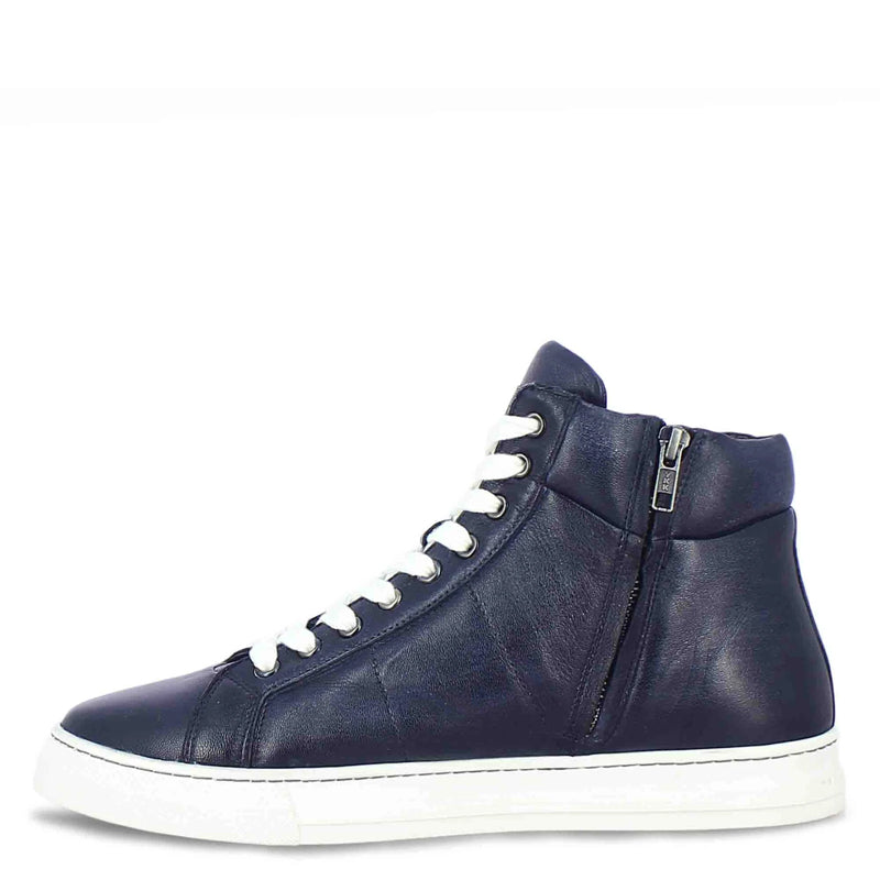 Lace Up Leather Handcrafted Burgundy Sneaker