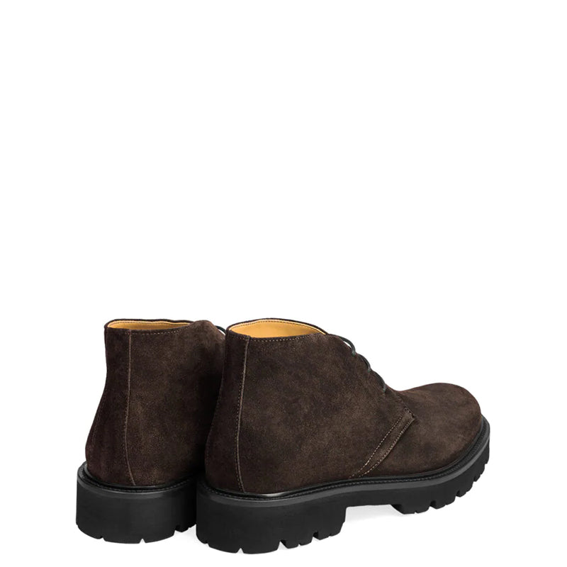 Suede Luxury Solid Leather Chukkas Boot Olive Green