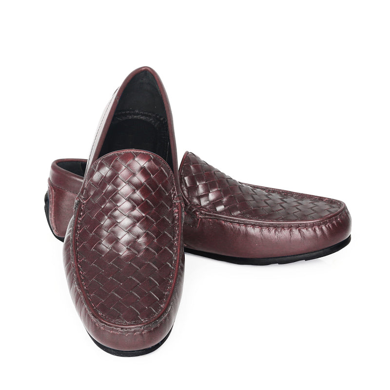 Men Solid Casual Leather Loafers