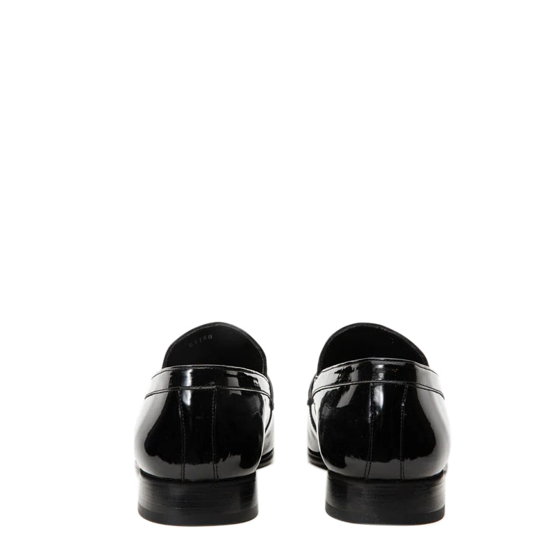 Black Patent Party Loafer for Men