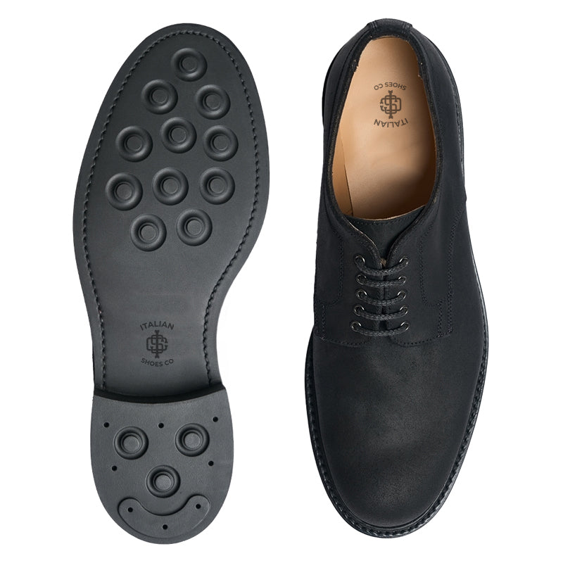 Premium Leather Formal Derby Dark Brown Shoe For Men