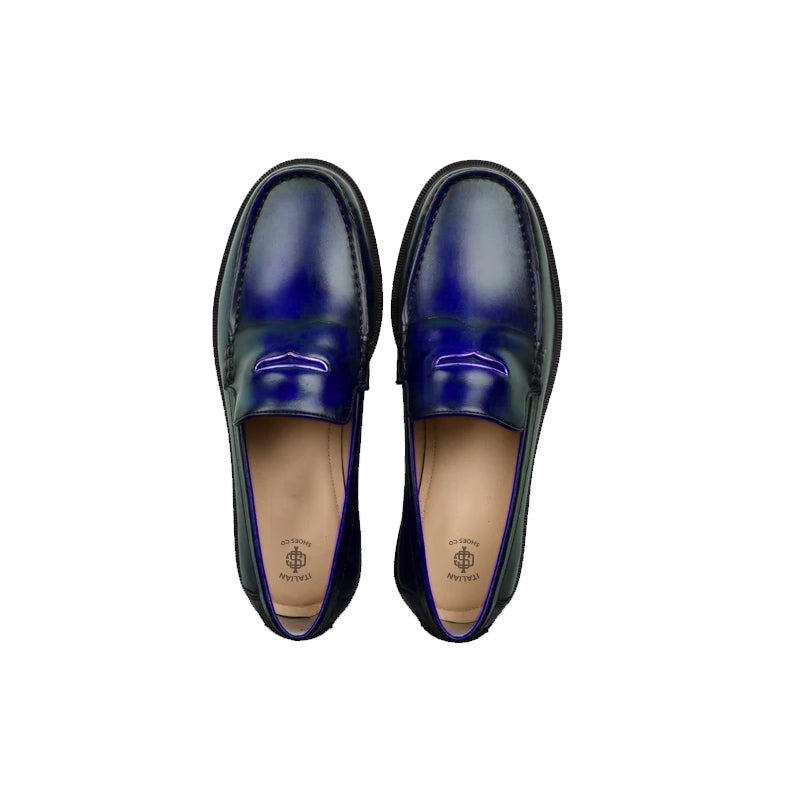 Alto Lite Leather Loafers Green