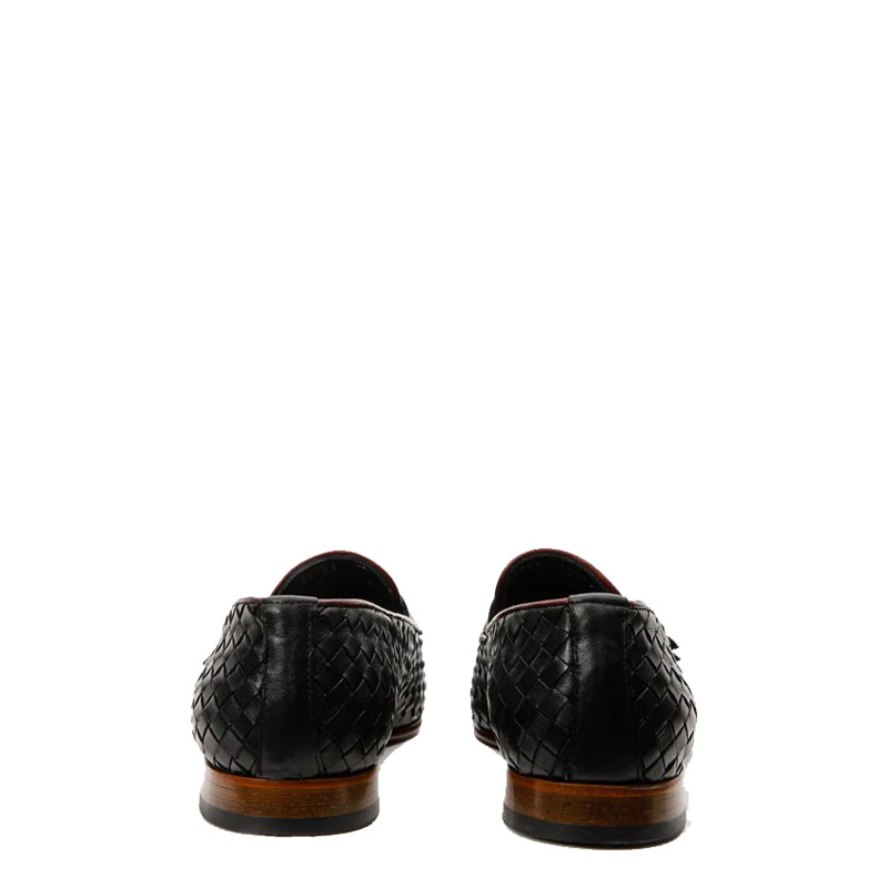 Double Monk Strap Woven Men Shoe