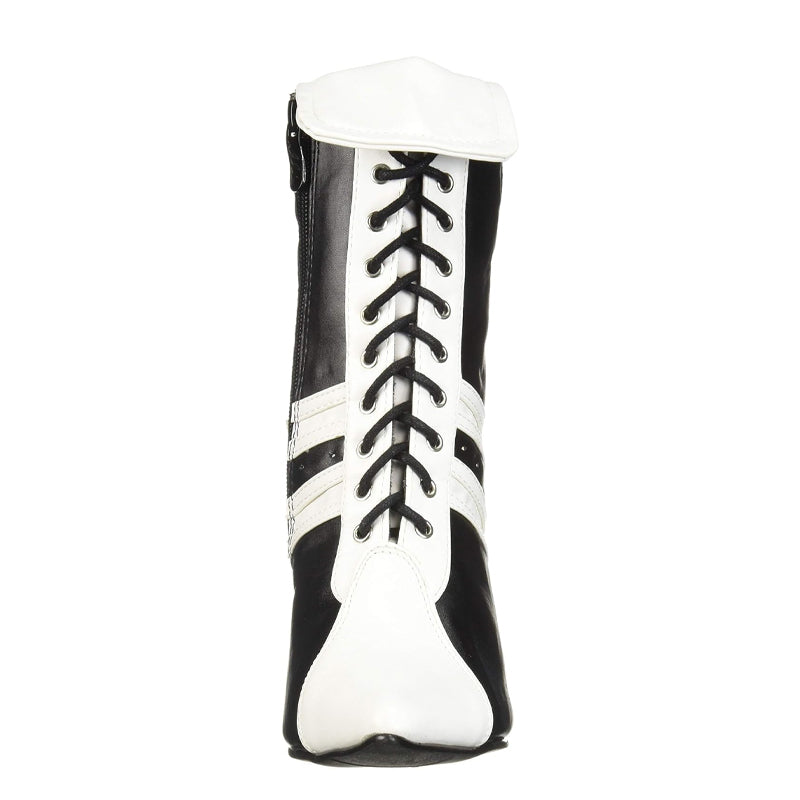 Lace Up Stiletto Booties