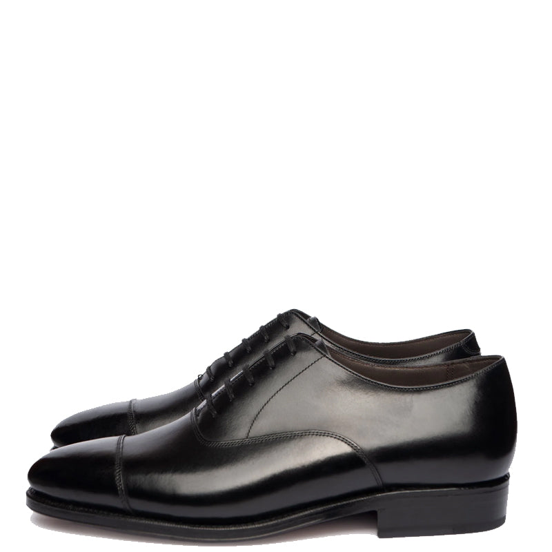 Classic Design Captoe Plain Leather Oxford Shoe